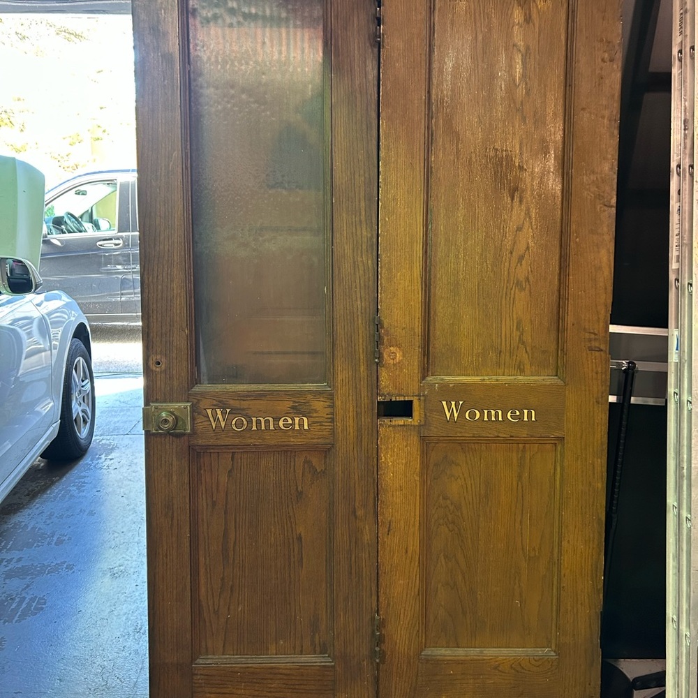 Vintage Wooden Double Doors
